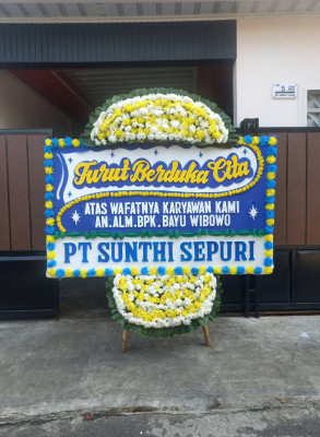 Papan Bunga Duka di Ngemplak Simongan